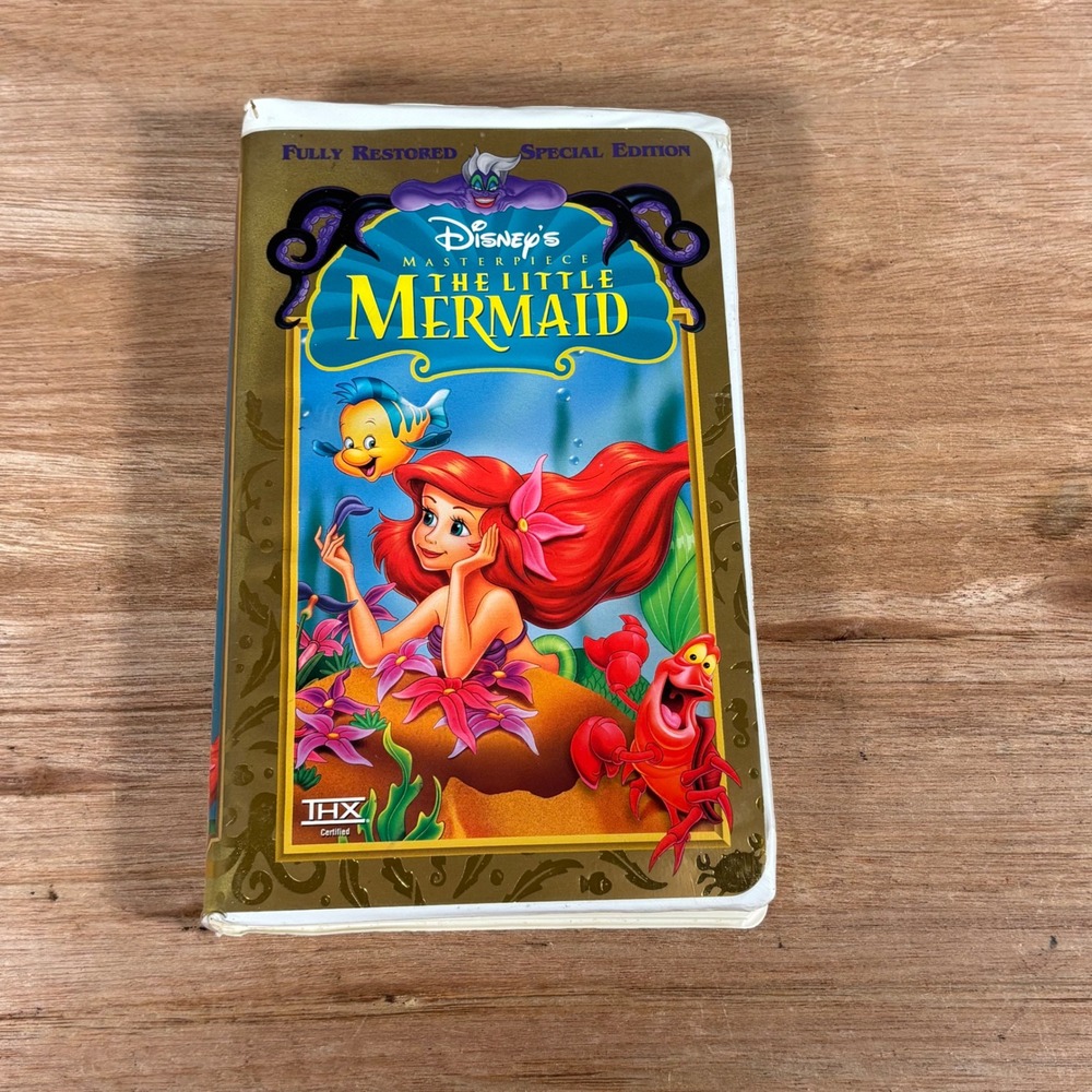 Disney The Little Mermaid VHS Masterpiece Collection Special Edition THX 12731
